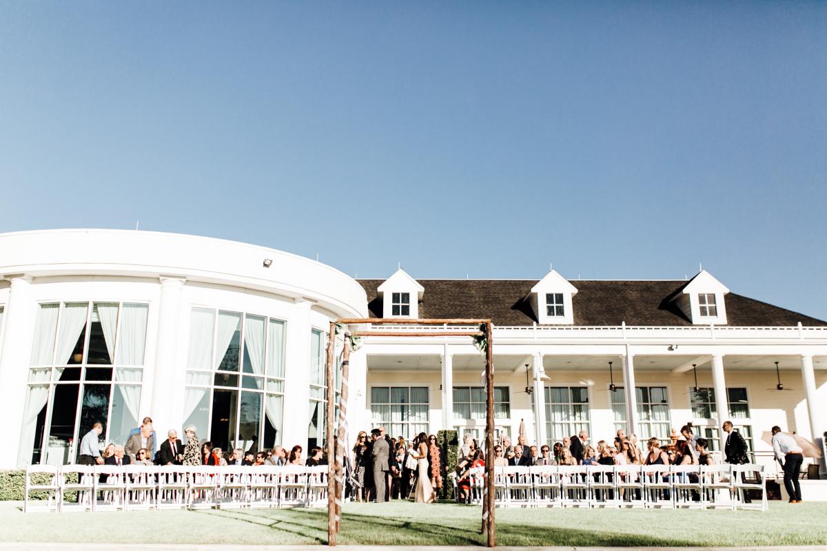 Outdoor wedding